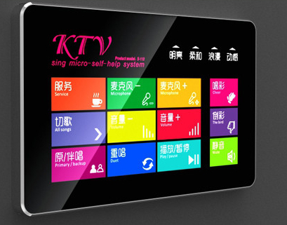 丝印玻璃-KTV触摸面板